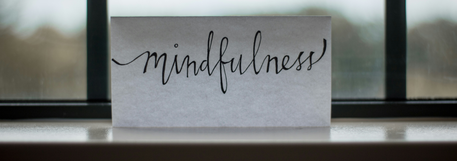 Person practicing mindfulness